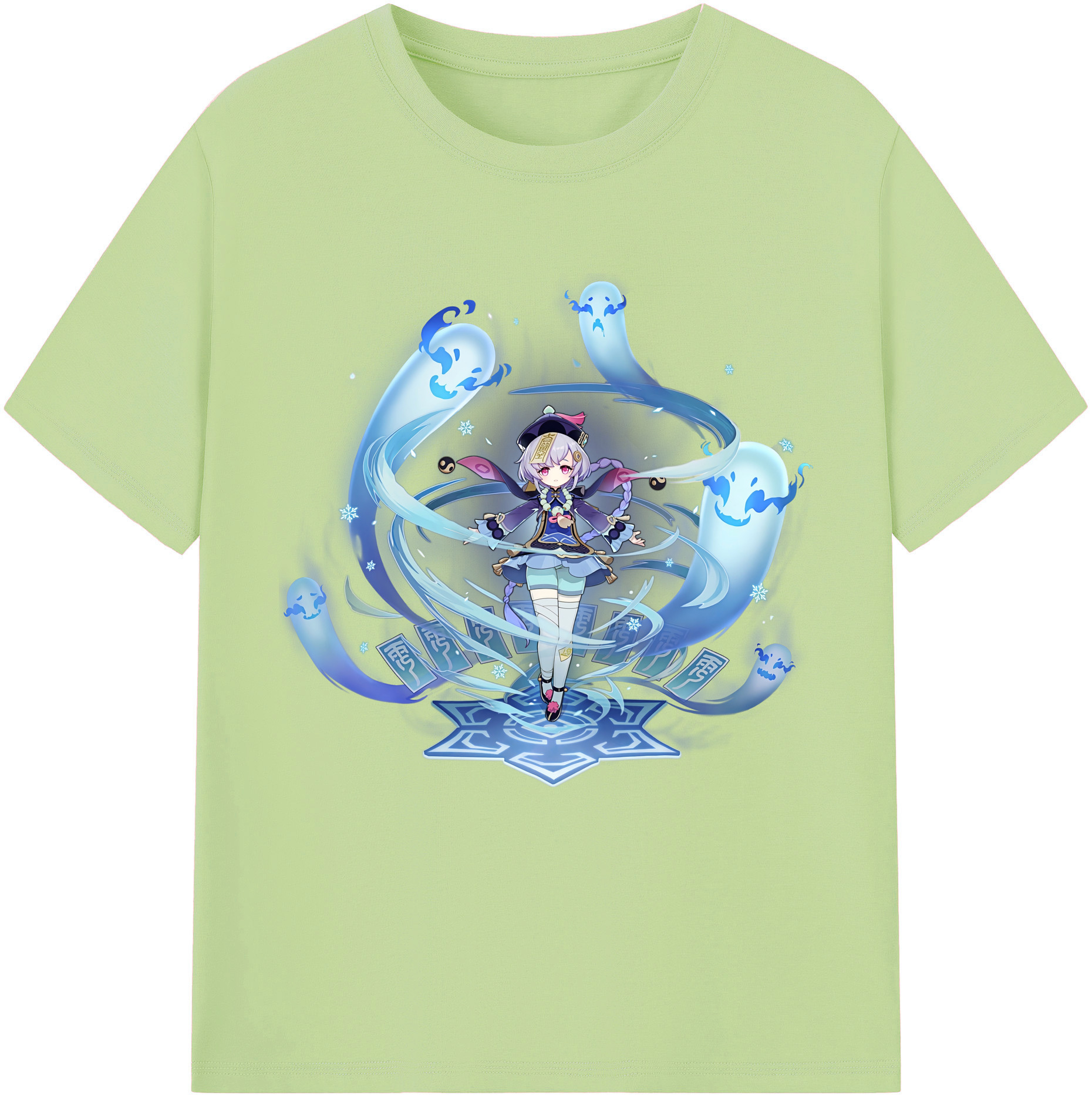 げんし神 七七 なな  genshin Nana 綿100％半袖Tシャツ（フロントプリント）